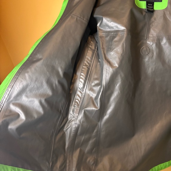 Marmot Women's Minimalist GORE-TEX Rain Jacket Green Hooded Waterproof XS - Picture 12 of 13